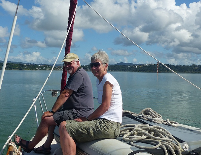 Kevin and Fiona going to Whangarei on Tregoning